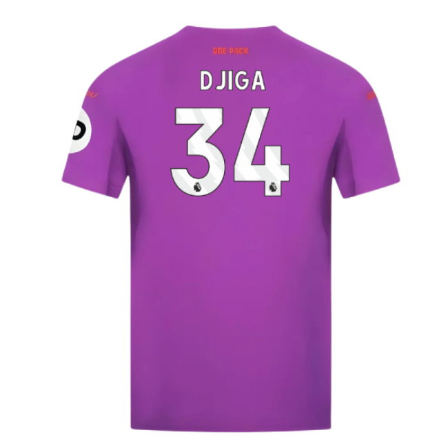 2024-2025 Wolves Third Shirt (Djiga 34)-SoccerKits Hub | Buy Soccer Jerseys Online